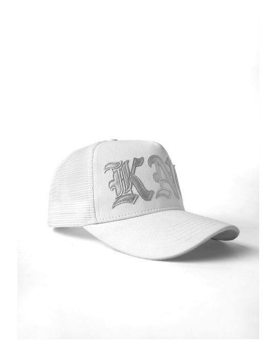 KARMANISTIC Embroidered Letters Trucker Hat | Face 3 Face