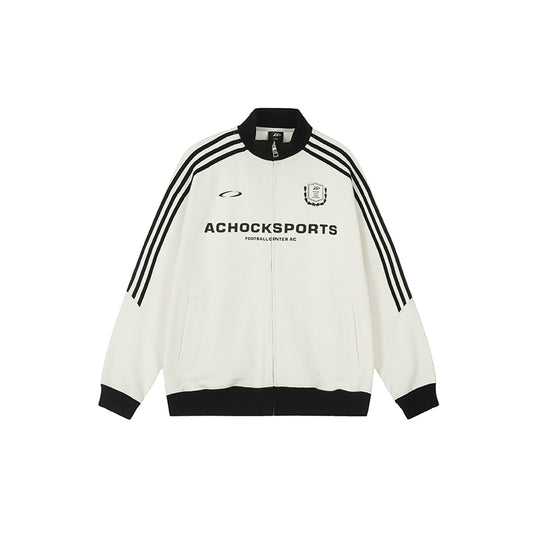 Achock Striped Jersey Track Jacket | Face 3 Face