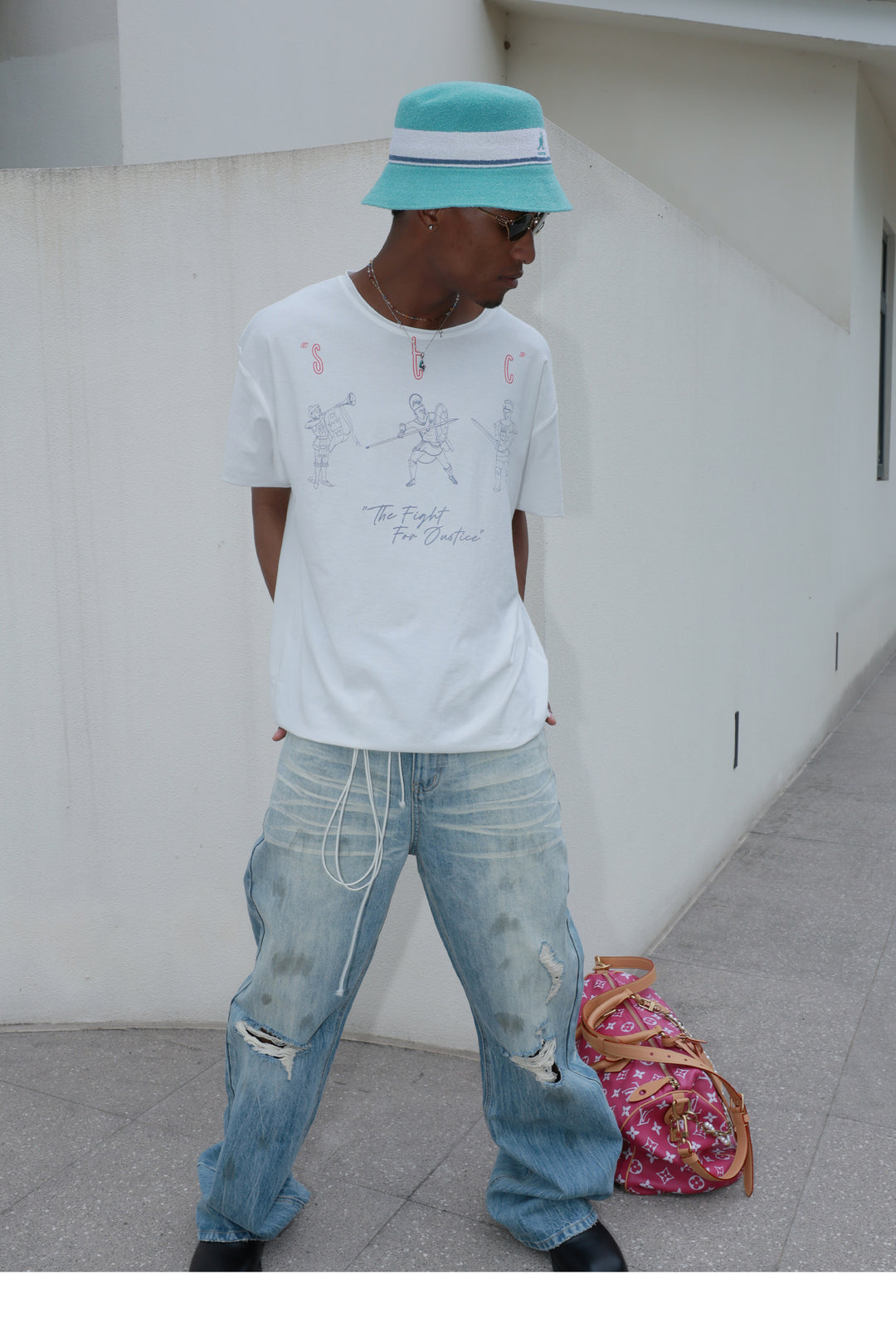 STEEPC Hand Painted Print Tee | Face 3 Face