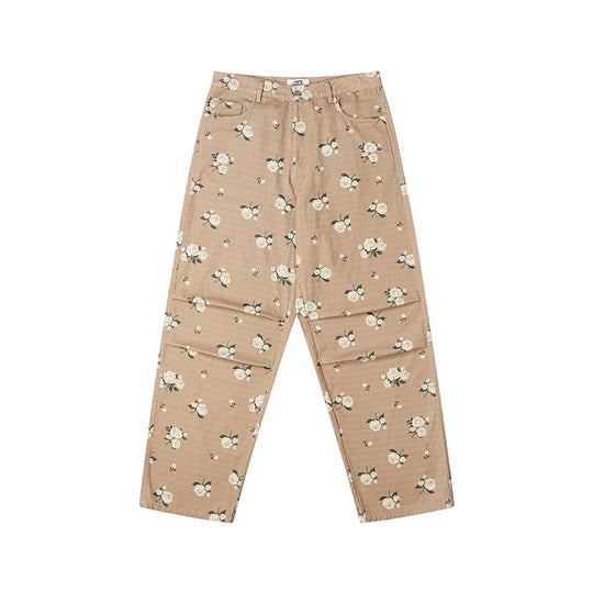 EMPTY REFERENCE Floral Baggy Work Pants | Face 3 Face