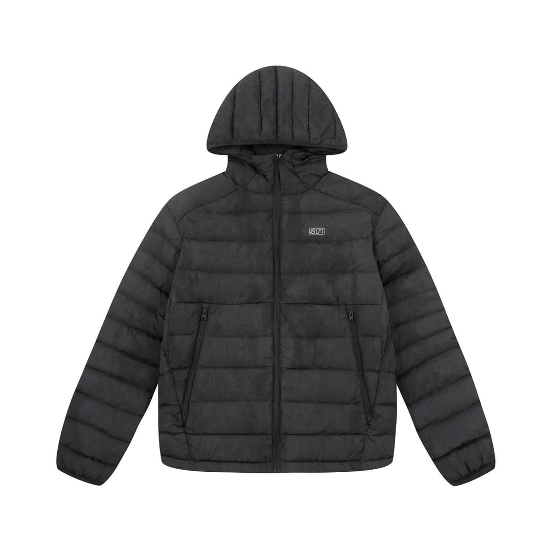 1807 Washed Fade Nylon Lightweight Down Jacket | Face 3 Face