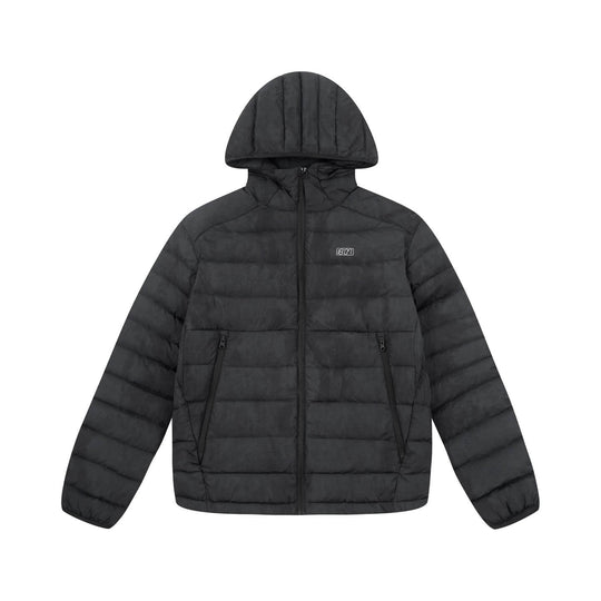 1807 Washed Fade Nylon Lightweight Down Jacket | Face 3 Face