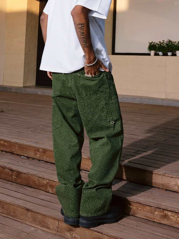 Remedy Leopard Work Painter Pants | Face 3 Face