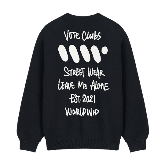 VOTE VVVVOTE Hand Painted Knit Sweater