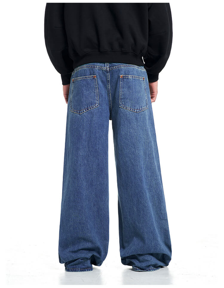 F3F Select Vintage Light Wash Baggy Jeans | Face 3 Face