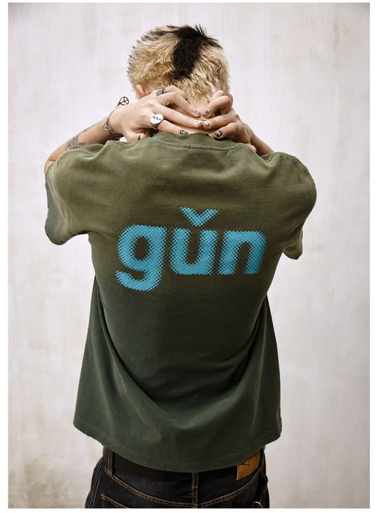 Remedy Dot Print Washed Tee | Face 3 Face