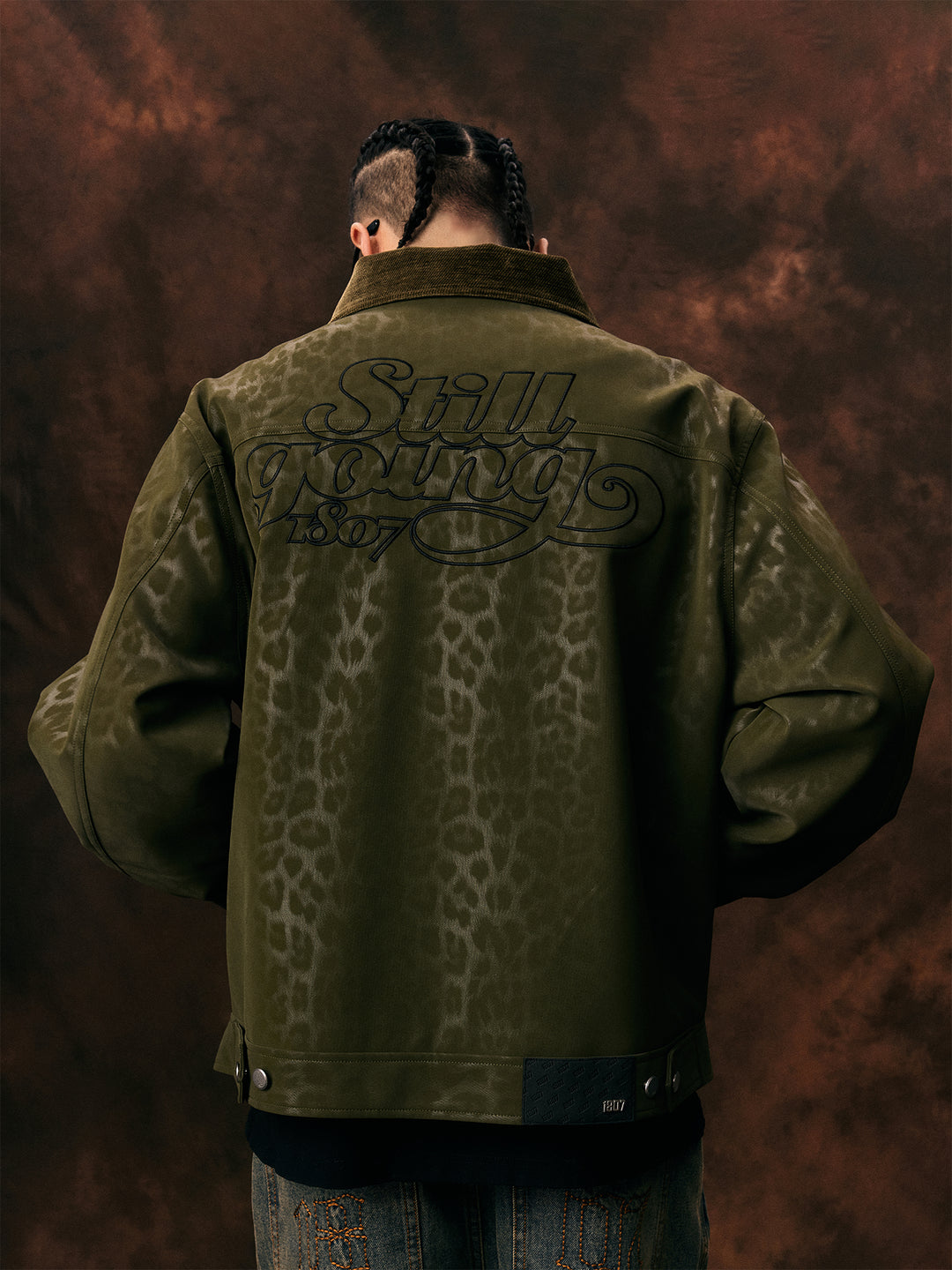 1807 Gradient Leopard Print Jacket | Face 3 Face