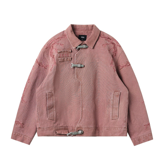 JHYQ Deconstructing Embroidery Thorn Work Jacket | Face 3 Face