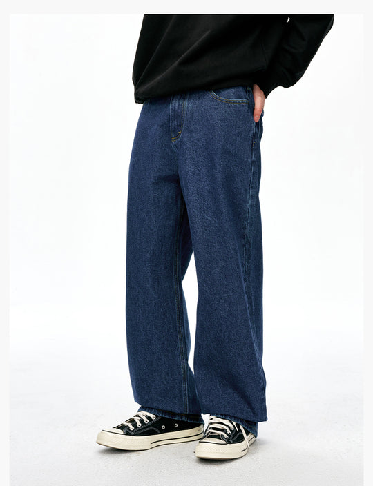 MEDM Horsehair Waist Tag Washed Jeans | Face 3 Face