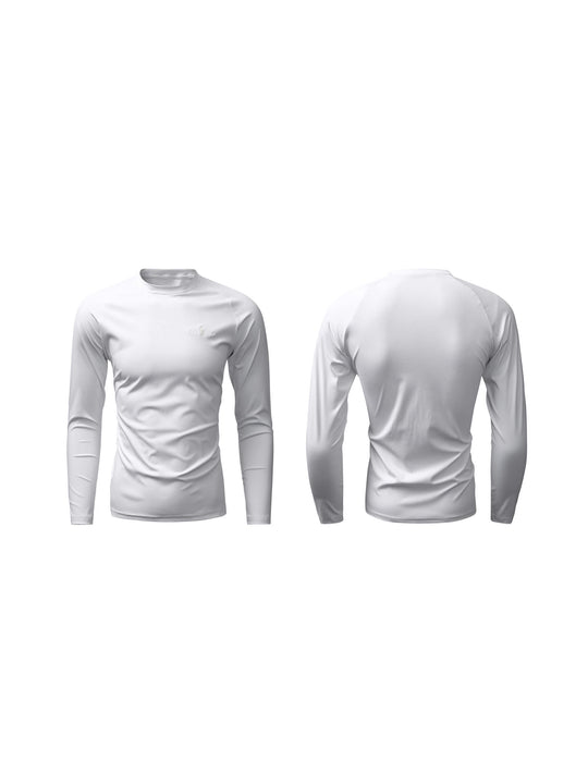 KARMANISTIC Quick Dry Stretch Fit Logo Embroidered Workout Long Sleeve Tee | Face 3 Face
