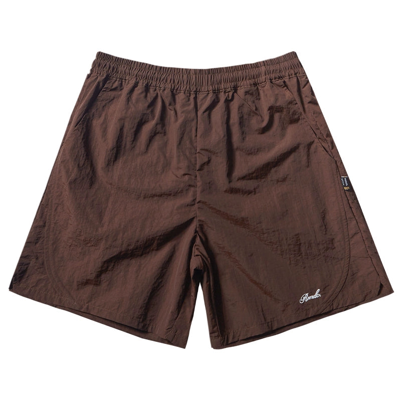 Remedy Embroidered Nylon Sports Shorts | Face 3 Face