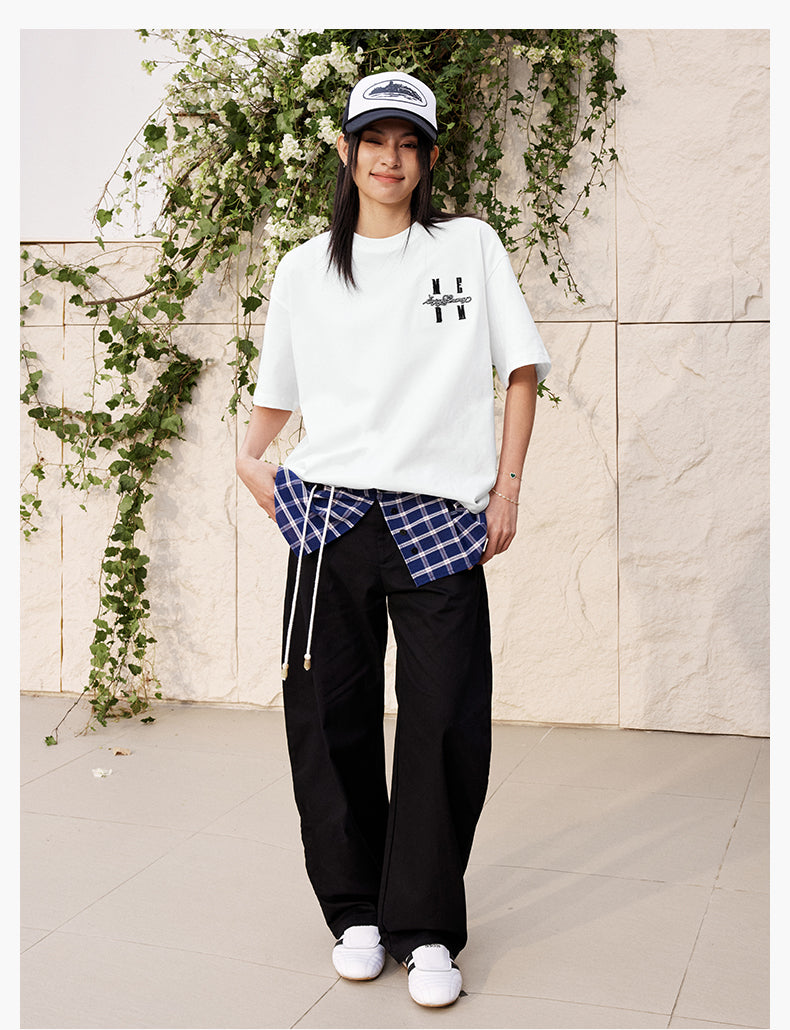 MEDM One Point 3D Fuzzy Embroidered Logo Tee | Face 3 Face