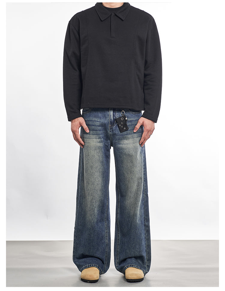 F3F Select Basic Washed Straight Jeans | Face 3 Face
