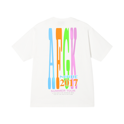 AFGK Multicolor Printing Letters Big Logo Tee | Face 3 Face