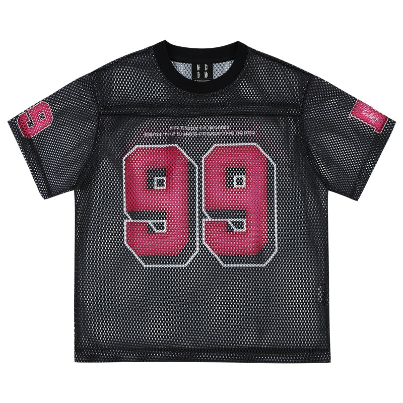 MEDM 99 Numbered Retro Mesh Jersey | Face 3 Face
