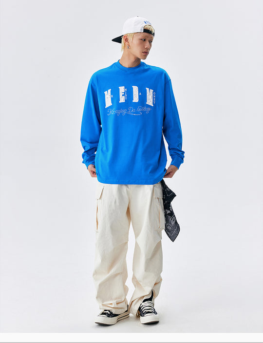 MEDM Pearl Patch Logo Long Sleeve Tee | Face 3 Face