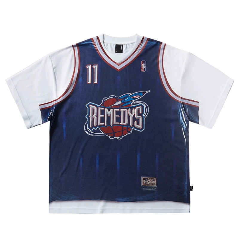 Remedy Rocket Jersey Digital Print Tee | Face 3 Face