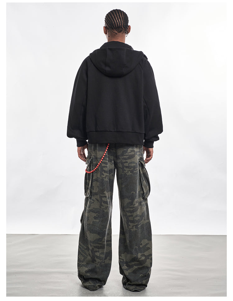 F3F Select Camouflage Baggy Oversize Pocket Cargo Pants | Face 3 Face