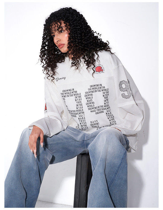 F3F Select 99 V Neck Mesh Long Sleeve Jersey | Face 3 Face