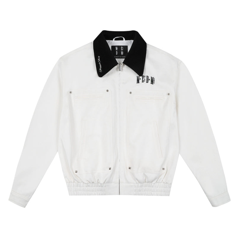 MEDM Studded Harrington Jacket | Face 3 Face