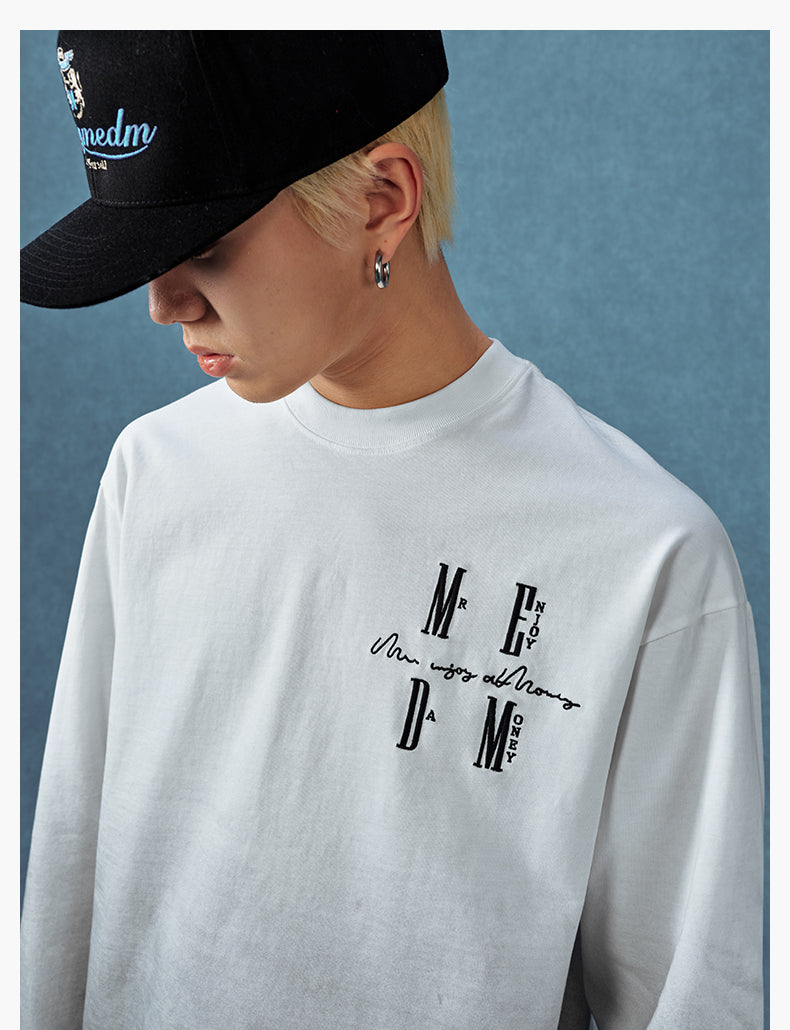 MEDM Gradient Washed Long Sleeve Tee | Face 3 Face