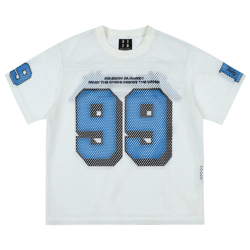MEDM 99 Numbered Retro Mesh Jersey | Face 3 Face