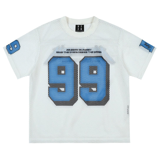 MEDM 99 Numbered Retro Mesh Jersey | Face 3 Face