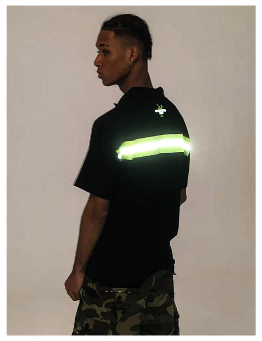 Remedy Cocktail Glass Girl Embroidery Polo Shirt | Face 3 Face