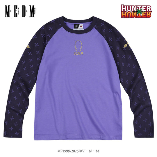 MEDM × HUNTER×HUNTER All Over Character Icon Raglan Long Sleeve Tee | Face 3 Face