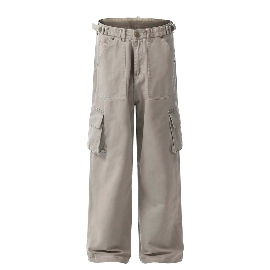 F3F Select Light Gray Utility Cargo Pants