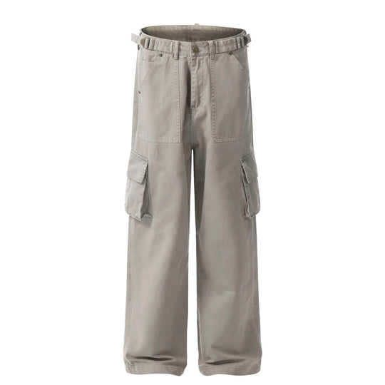 F3F Select Light Gray Utility Cargo Pants
