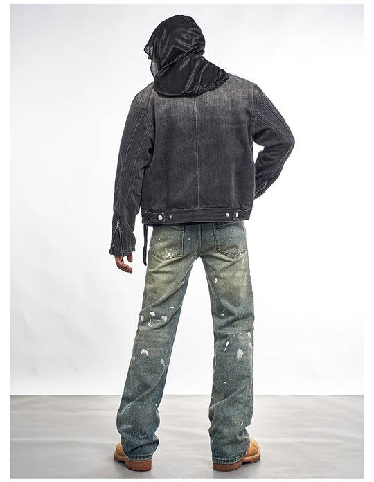 F3F Select Patch Graffiti Washed Gradient Jeans | Face 3 Face