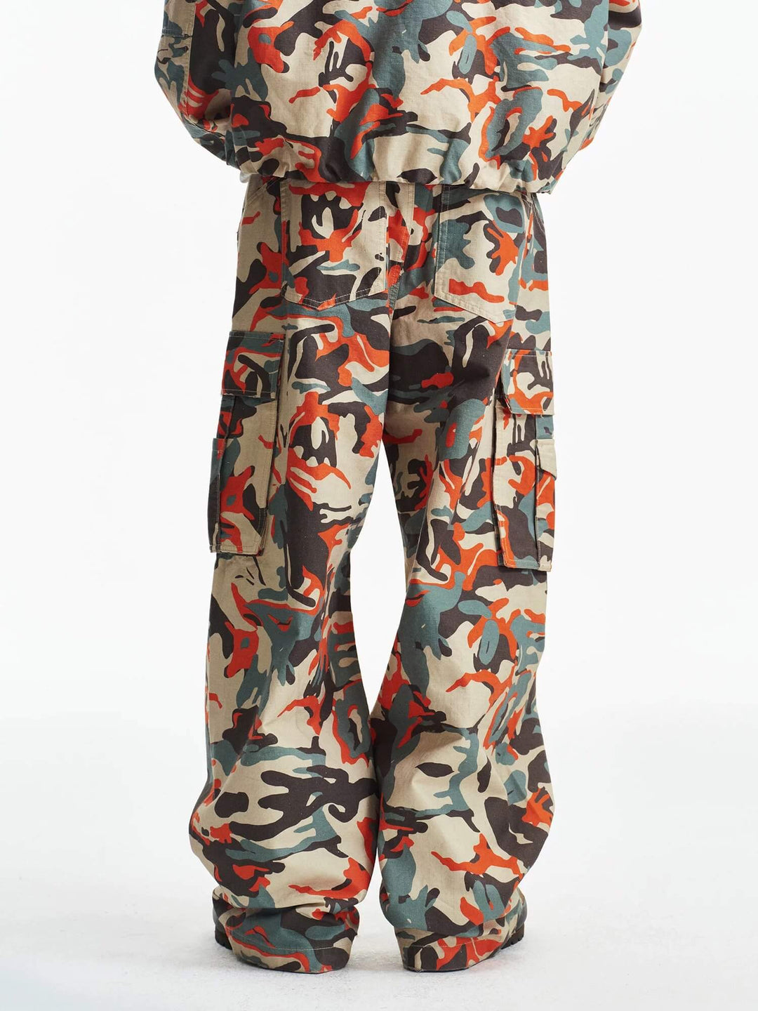 MEDM Custom Color Blocked Camo Cargo Pants | Face 3 Face