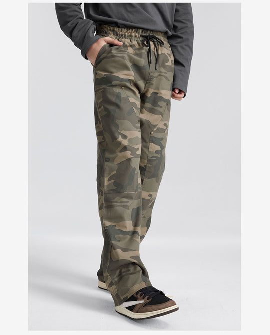 NOVACAM Camouflage Studded Double Knee Functional Pants | Face 3 Face