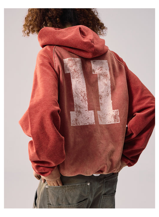 Remedy Washed Reversible Raglan Hoodie | Face 3 Face