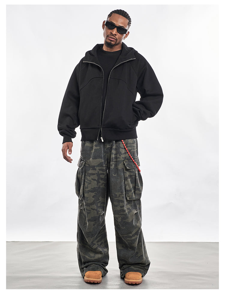 F3F Select Camouflage Baggy Oversize Pocket Cargo Pants | Face 3 Face