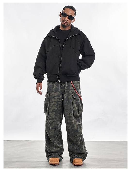 F3F Select Camouflage Baggy Oversize Pocket Cargo Pants | Face 3 Face