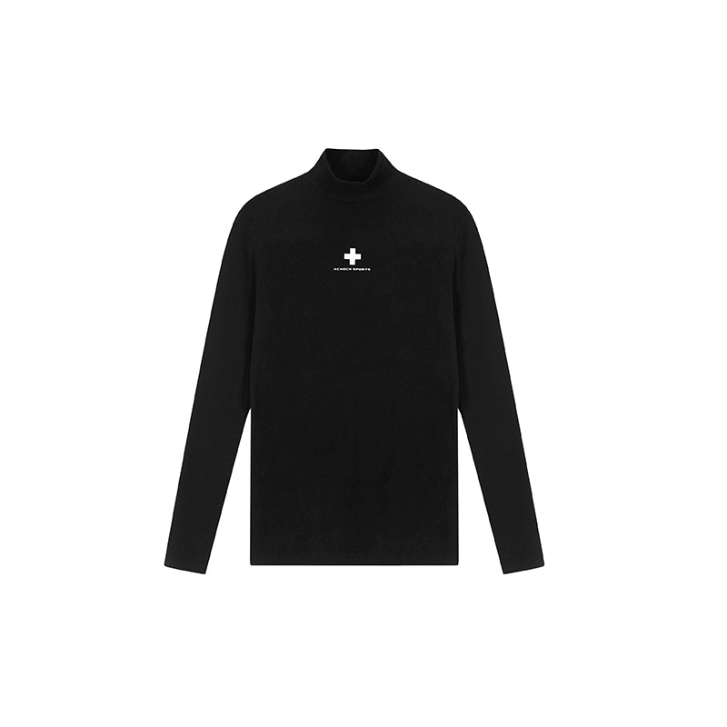 Achock Slim Half High Neck Long Sleeve Tee | Face 3 Face