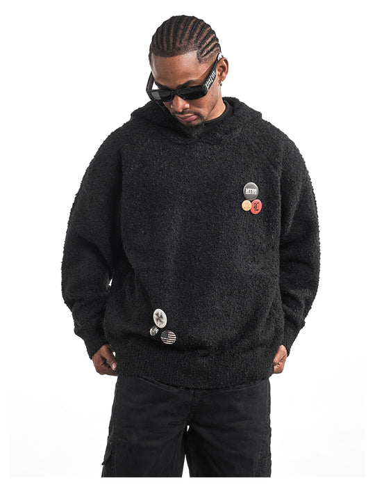F3F Select Brushed Knit Hoodie | Face 3 Face