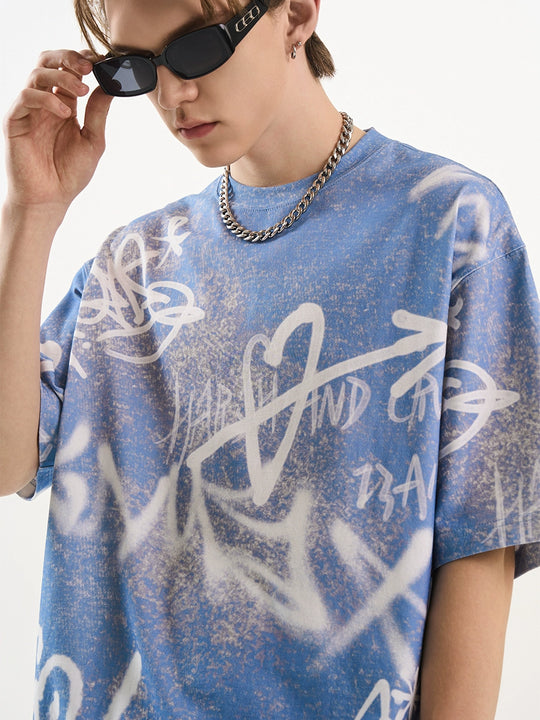 Harsh and Cruel Spray Painted Tee