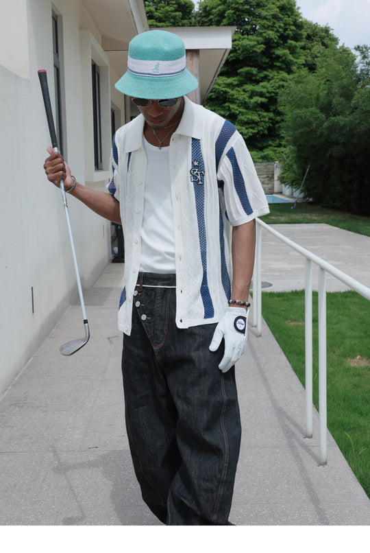 STEEPC Selvage Slash Detailed Button Machete Jeans | Face 3 Face