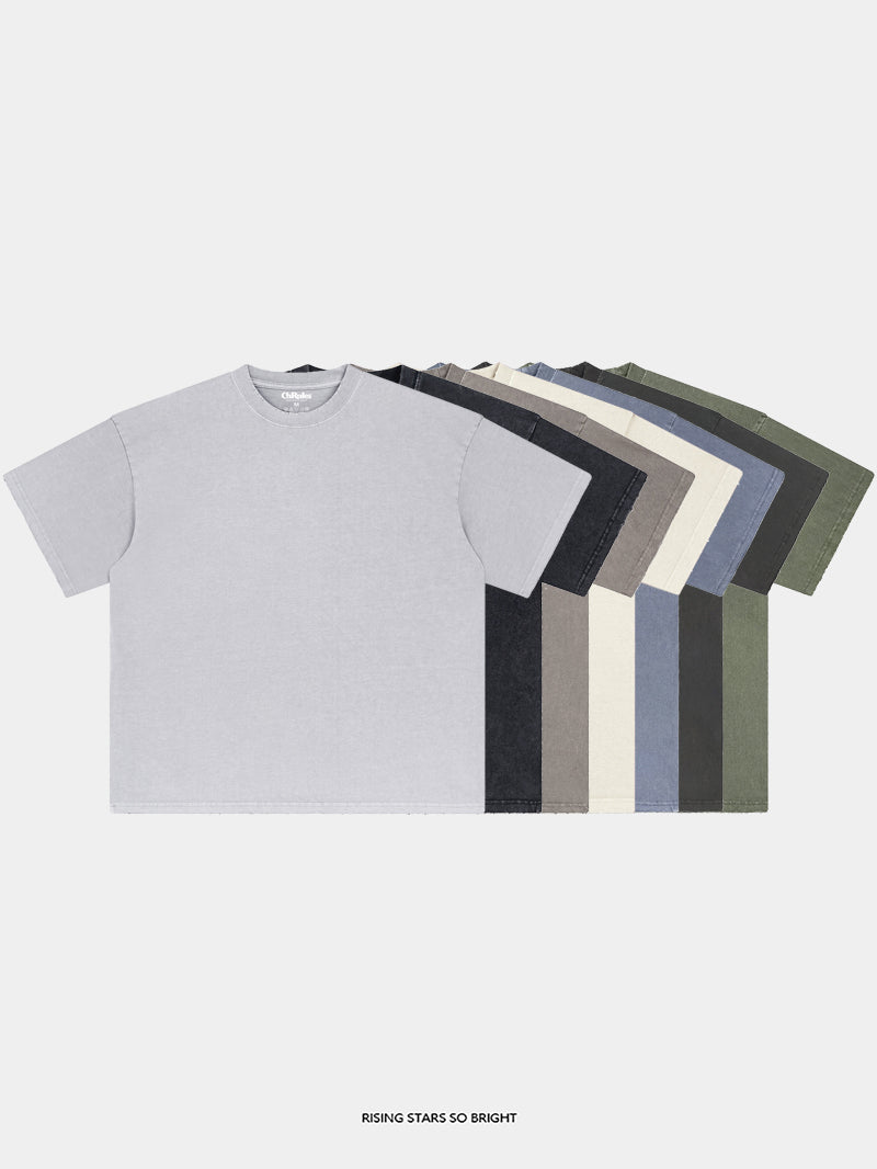 Cashrules / CHRULES Classic Vintage Stone Wash Tee | Face 3 Face