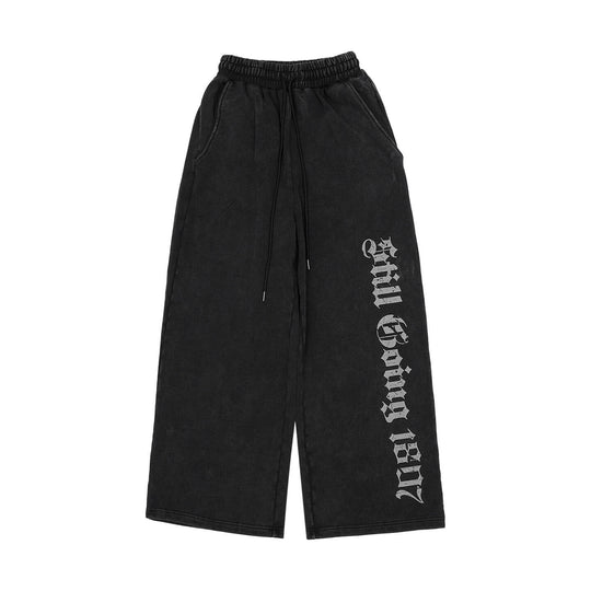 1807 Washed Faded Color Baggy Sweatpants | Face 3 Face