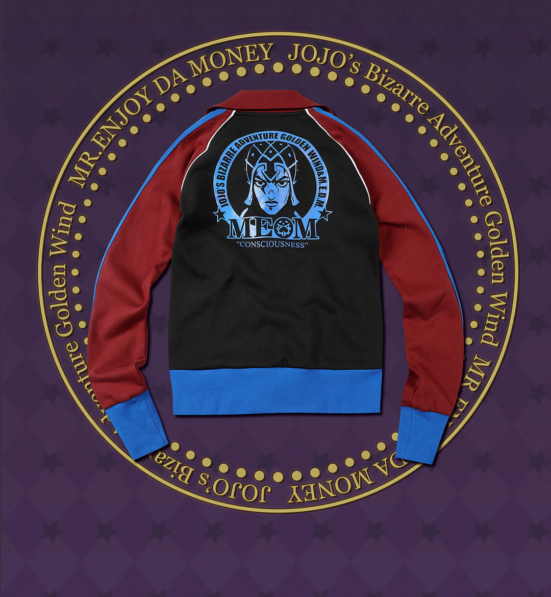 MEDM × JOJO Color Block High Neck Track Jacket | Face 3 Face