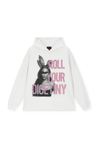 DICETINY Bunny Girl Print Hoodie | Face 3 Face