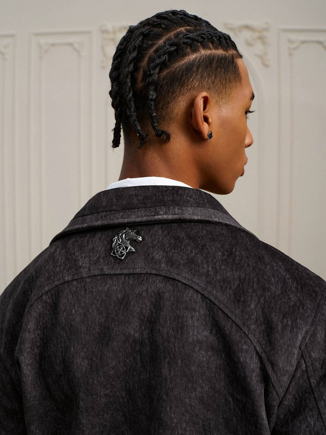 YADcrew Faux Horsehair Racing Jacket | Face 3 Face