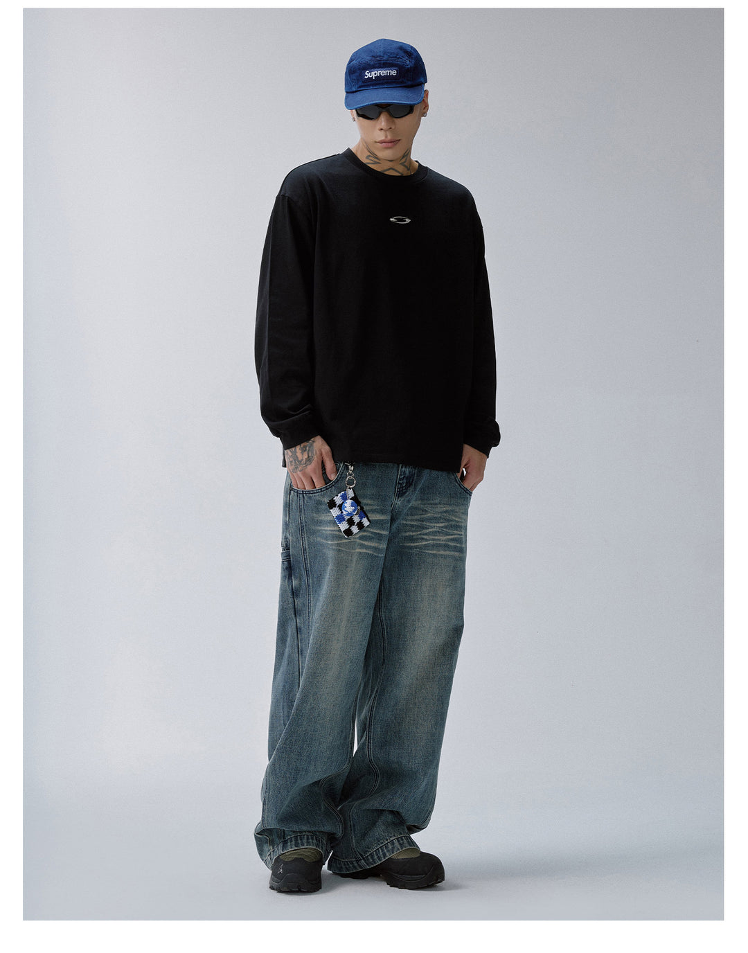 F2CE Metal Logo Basic Long Sleeve Tee | Face 3 Face