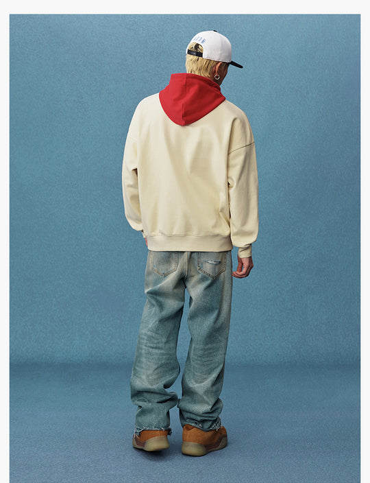 MEDM Layered Look Color Block Hoodie | Face 3 Face