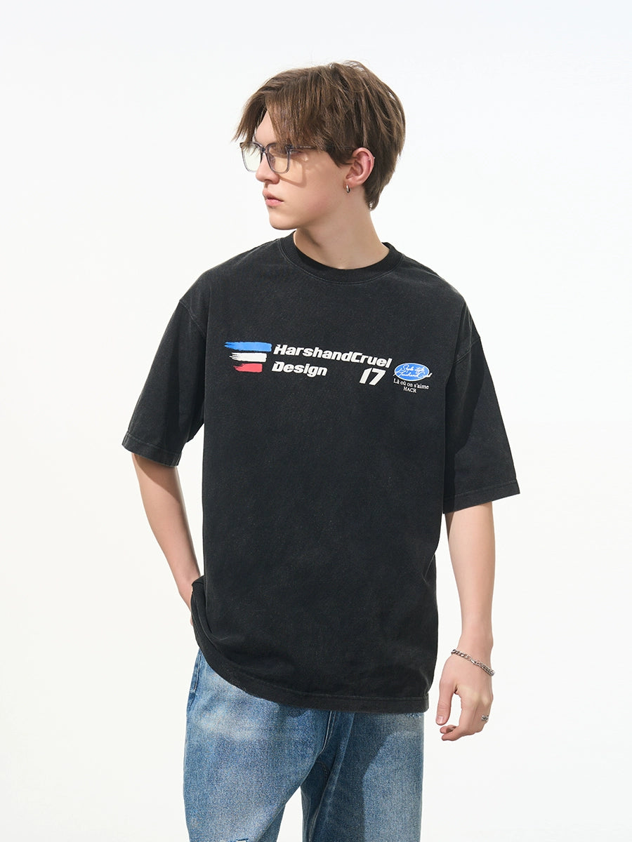 Harsh and Cruel Washed Logo Tee