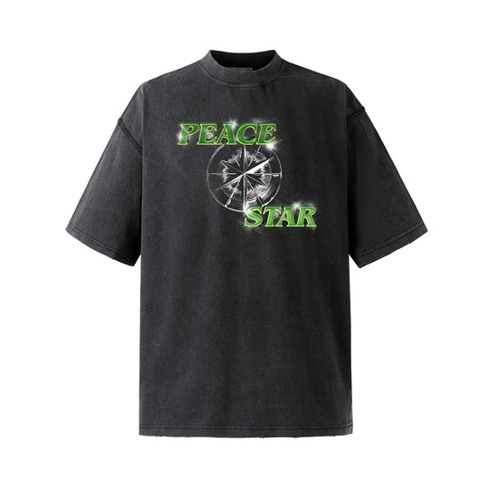 NOVACAM Master Customized Vintage Printed Destroyed Tee | Face 3 Face